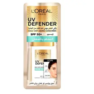 Defender paris uv Anti-Aging Sunscreen SPF 50+ Shine, 50ml - L'ORÉAL