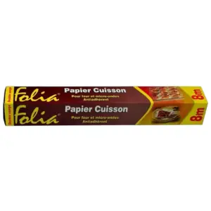 Papier cuisson pour four et micro-ondes 8m - FOLIA
