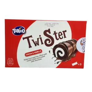 Pack twister cacoa et vanilla 62g - TOBIGO