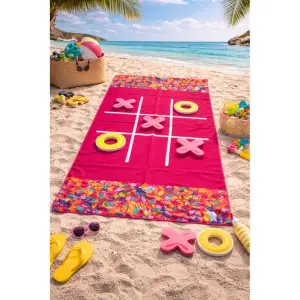 Serviette de plage jeu de société