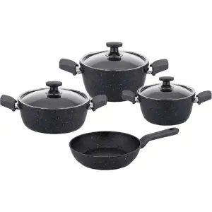 Batterie de cuisine 7 pièces antiadhésives Eco