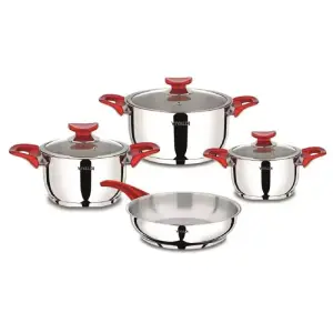 Batterie de cuisine 7 pièces Perla en inox