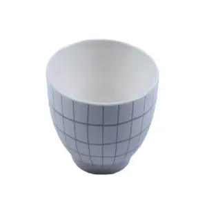 Bol motif quadrillé gris 14,1 cm – Design Moderne et Usage Quotidien