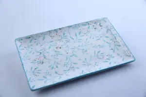 Assiette Rectangulaire Oliveraie 25 x 16 cm - Design Nature