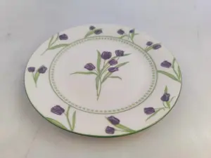 Assiette Plate Ronde 17,7 cm - Motif et couleur aléatoire