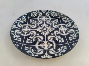 Assiette Ronde en Céramique Portugaise - 18,9 cm