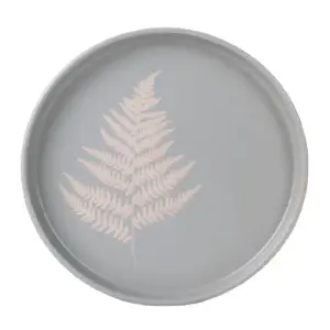 Assiette plate avec motif Fougère 20cm