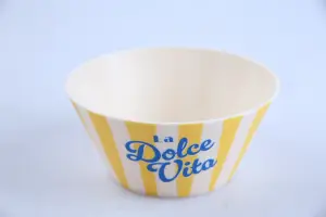 Bol Plastique Dolce Vita - 15 cm M24 – Compact et Polyvalent - couleur aléatoire