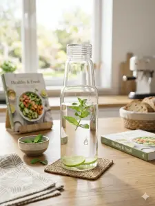 Bouteille en verre borosilicate 750 ml - Résistante à la chaleur