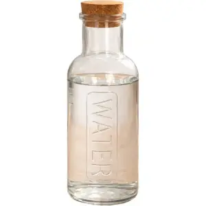 Bouteille en verre modèle Corkwater 1000 ml