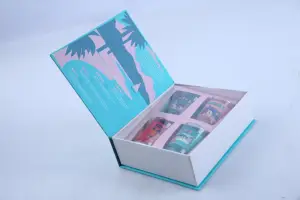 Coffret 4 Bougies Parfumées Voyage M8 – Assortiment de Parfums, Ambiance Relaxante, Idéal Cadeau