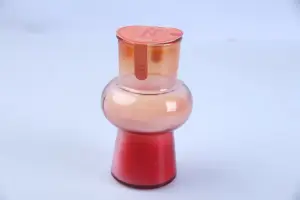 Bougie Parfumée Vase Coloré Bulle H18 cm – Décorative, Parfum Intense, Ambiance Chaleureuse