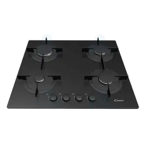 Plaque de cuisson TC CVG64SPN/CVW6BB VERRE 60CM 4F - CANDY