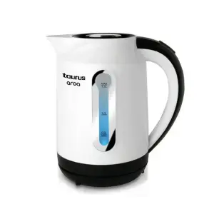 Bouilloire AROA GLASS 1,7L 2200W blanc - TAURUS