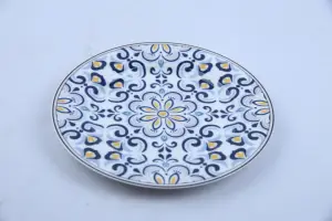 ASSIETTE DESSERT 20,3 CM MOTIF RIVIERA – Style Raffiné et Usage Quotidien