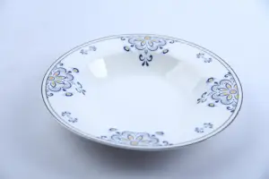 Assiette Creuse Riviera 21,6 cm - Design Méditerranéen