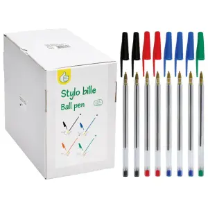 Set 8 stylos à billes Essentiels couleurs