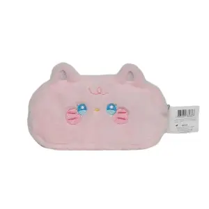 Trousse 1 zip peluche chat couleurs assorties - AUCHAN