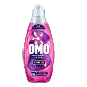 Lessive liquide rose lavage court 1480ml - OMO
