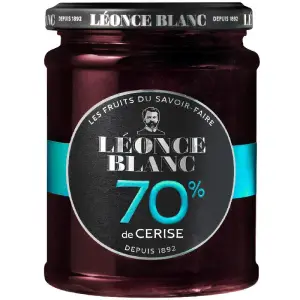 Confiture de cerise 70% de fruits 320g - LÉONCE BLANC
