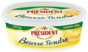 Beurreier ovale tendre demi sel 125g - PRESIDENT