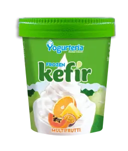 Yaourt glacé kefir multifruits sans lactose 500ml - YOUGUTURIA