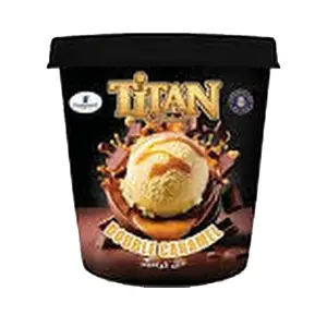 Titan pot de glace caramel 500ml