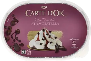 Crème Glacée Stracciatella 520g - CARTE D'OR
