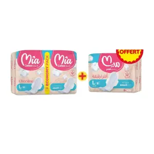 Serviettes hygiénique ultra normal vp 20unités + 1ultra normal 10unités - MIA