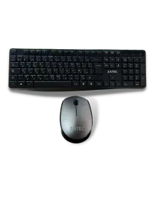 ZATEC Z800 – Ensemble Clavier Souris Sans Fil Prêt à l’Emploi (Piles AAA Incluses)
