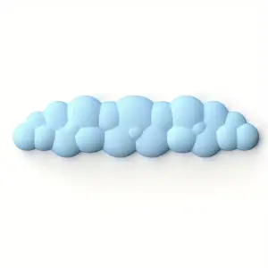 Repose‑Poignet Ergonomique – Mousse à Mémoire de Forme Haute Densité & Base Antidérapante