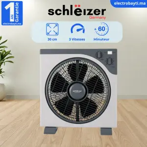 Ventilateur de Table Compact SLZ-802 – Multi-Vitesses & Silencieux – Idéal Bureau & Maison