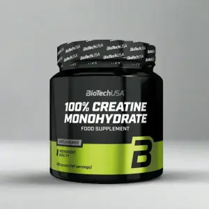 BIOTECHUSA - 100% monohydrate de créatine - Sans saveur 500 g