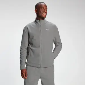 MP Men’s Rest Day Zip Up Fleece – Veste polaire zippée ultra-douce pour homme avec poches zippées