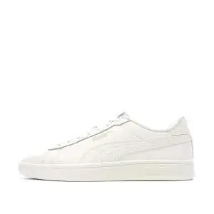 Baskets Puma Smash Enfant - Cuir Blanc