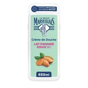 Le Petit Marseillais Crème de Douche & Bain Lait d'Amande Douce Bio 650ml