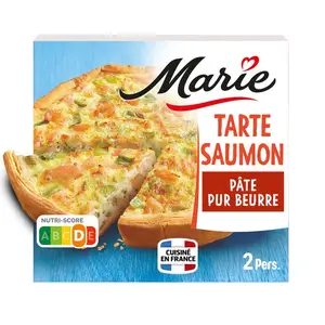 Marie Tarte au saumon poireaux à la crème 400g