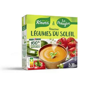 Knorr & La Potagère Douceur de légumes du soleil 2x30cl