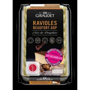 Giraudet Ravioles Beaufort Noix Aop 280g