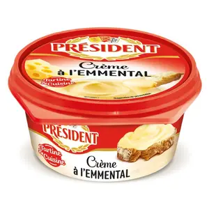 Président Crème à l'emmental 125g