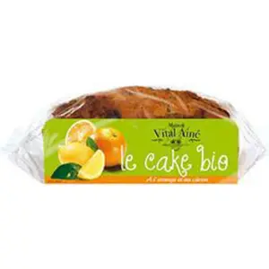 Vital Ainé Cake Orange Citron Bio 340g