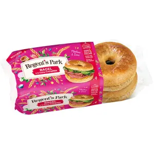 Regent's Park Bagel à la farine complète x4