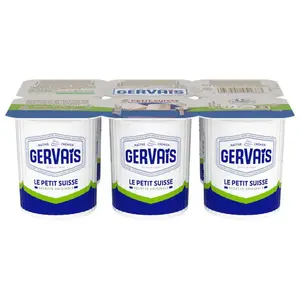 Gervais Petits Suisses Nature 9.5% Mg 6x60g