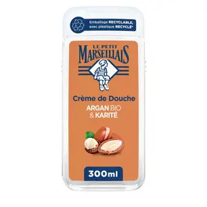 Le Petit Marseillais Crème de Douche Extra douce Argan Bio & karité 300ml