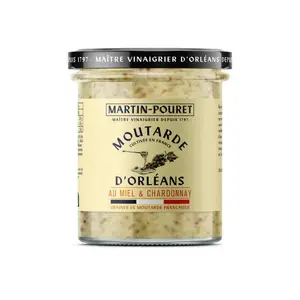 Martin-Pouret Moutarde d'Orléans au Miel et Chardonnay 170g