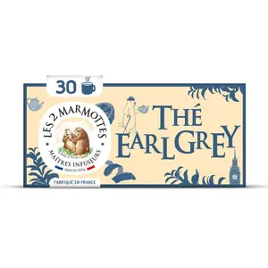 Les 2 Marmottes Thé Earl Grey x30, 50g