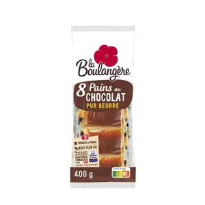 La Boulangère Pains au chocolat x8 400g