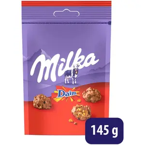Milka Chocolat Au Lait Et Éclats De Daim 145g