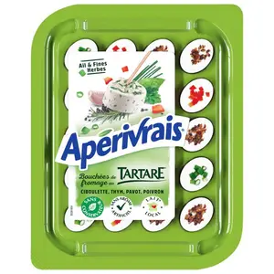Apérivrais Bouchées de fromage à l'ail et fines herbes 100G