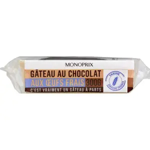 Monoprix Gâteau Au Chocolat Aux Œufs Frais 300g